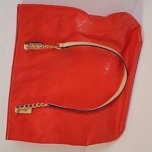 Red/orange Michael Kors shoulder bag